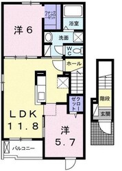 リヴィエールⅡの物件間取画像